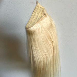 Halo Hair Extensions: honey blonde-hair-extensions - Real Hair 11”